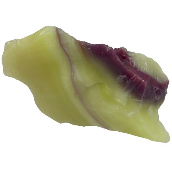 Burmese Pink Art Glass Cullet Uranium Glowing Layered Slag Glass‎ #4GX262 - Picture 2 of 13